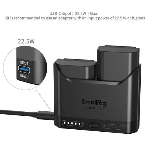 SmallRig 5483 NP-FZ100 Camera Battery Charger Kit - AVC photo video store