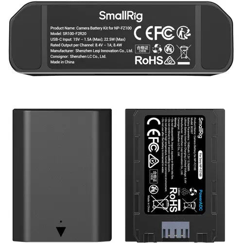 SmallRig 5483 NP-FZ100 Camera Battery Charger Kit - AVC photo video store