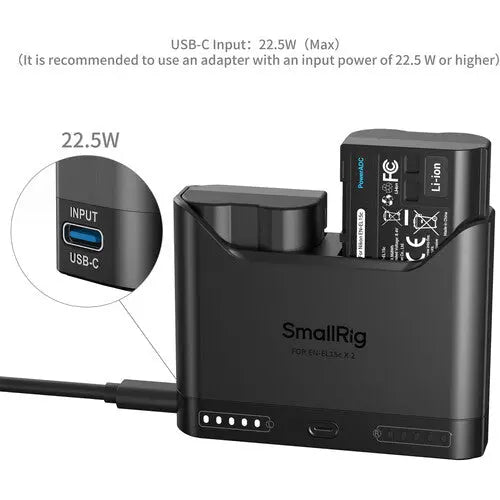 SmallRig 5486 EN-EL15C Camera Battery Charger Kit - AVC photo video store