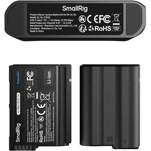 SmallRig 5486 EN-EL15C Camera Battery Charger Kit - AVC photo video store
