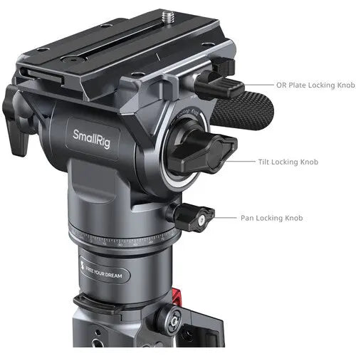 SmallRig 5565 Carbon Fiber Video Monopod with Fluid Head - AVC photo video store