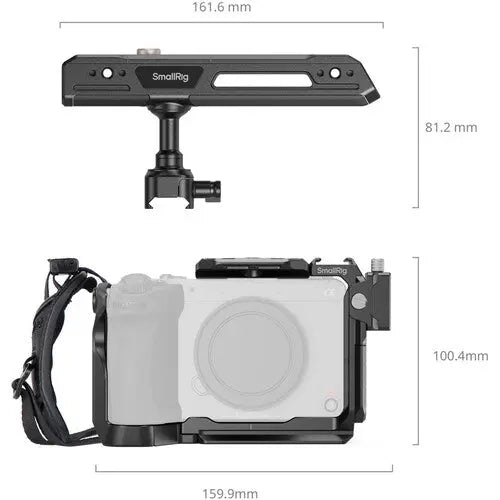 SmallRig 5589 Basic Camera Cage Kit with Rotating Top Handle for Sony FX2 - AVC photo video store