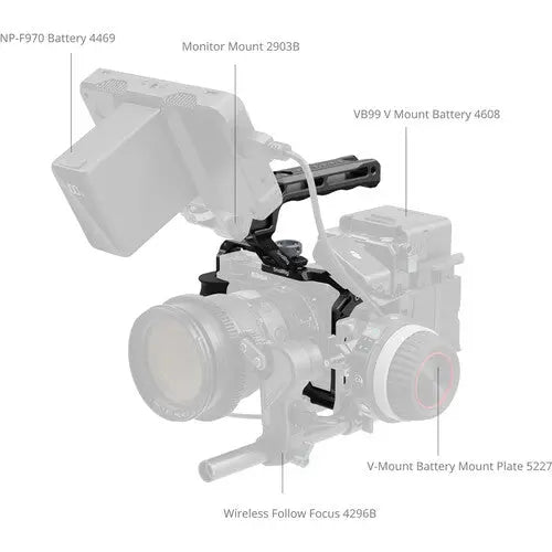 SmallRig 5647 Camera Cage with Top Handle for Nikon ZR - AVC photo video store