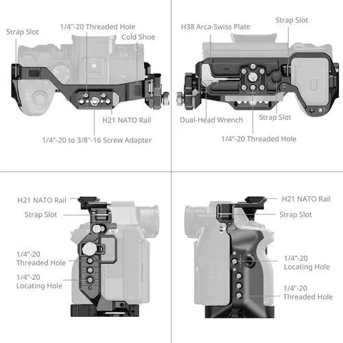 SmallRig 6028 Advanced HawkLock Cage Kit for Sony a7 V, a7R V & a7 IV - AVC photo video store