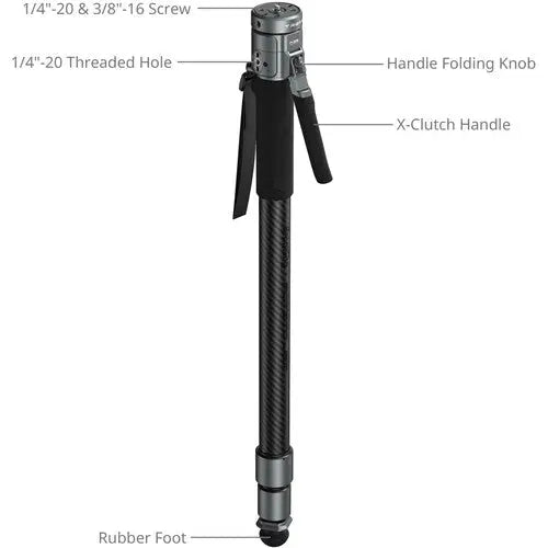 SmallRig 6284 x Potato Jet TRIBEX PRO X-Clutch Hydraulic Monopod (Basic Version)
