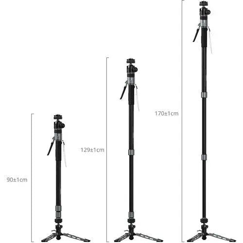 SmallRig 6285 x Potato Jet TRIBEX PRO X-Clutch Hydraulic Monopod with Ball Head