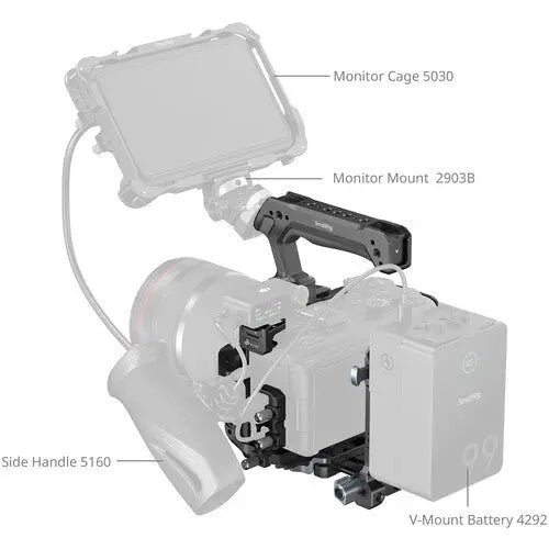 SmallRig 6381 HawkLock Quick Release Camera Cage Battery Plate Kit for Canon EOS R6 V