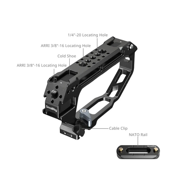Smallrig 6779 HawkLock Handheld Cage Kit with V-Mount Plate for Sony FX5