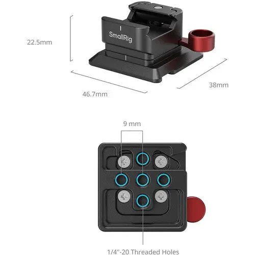 SmallRig MD4857 NATO Clamp to Arca-Type Quick Release Plate - AVC photo video store