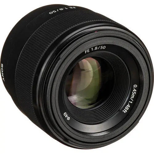 Sony SEL50F18F/2 FE 50mm f/1.8 Lens, Ø49