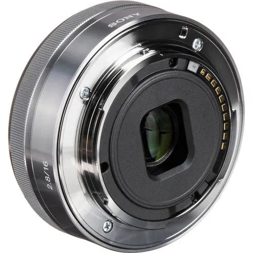 Sony SEL16F28S E 16mm f/2.8 Lens, Silver, Ø49