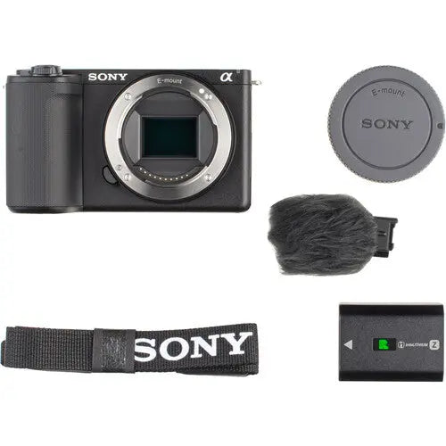 Sony ZVE10II/B Mirrorless Camera, Body Only, Black