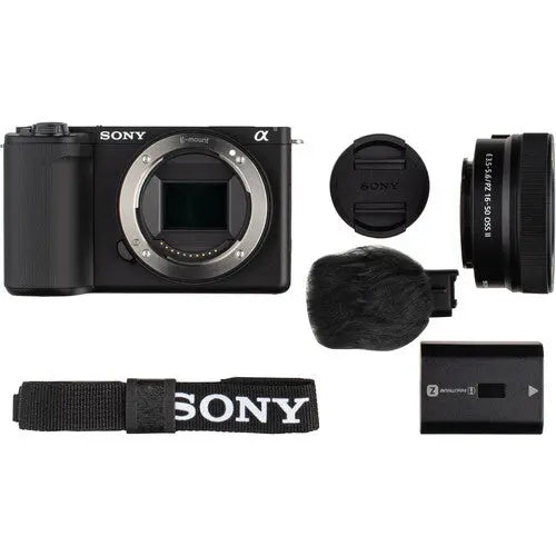 Sony ZVE10IIL/B Mirrorless Camera W/16-50mm Lens, Black
