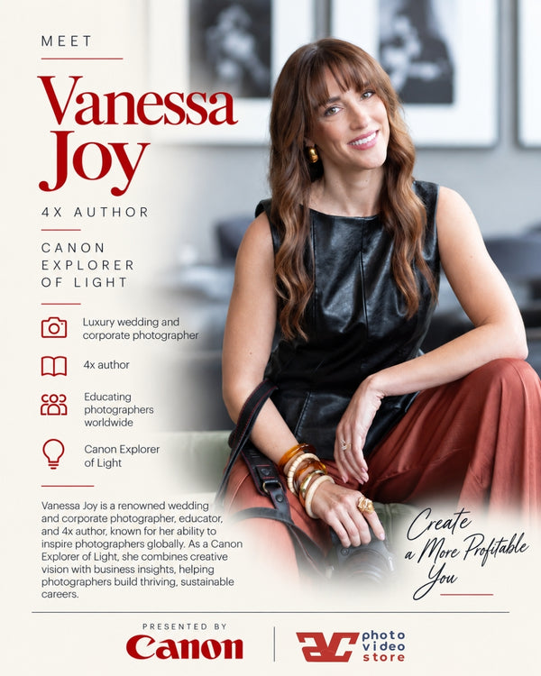 Friday Oct 2 - Charge Like You Mean It with Vanessa Joy (Canon)