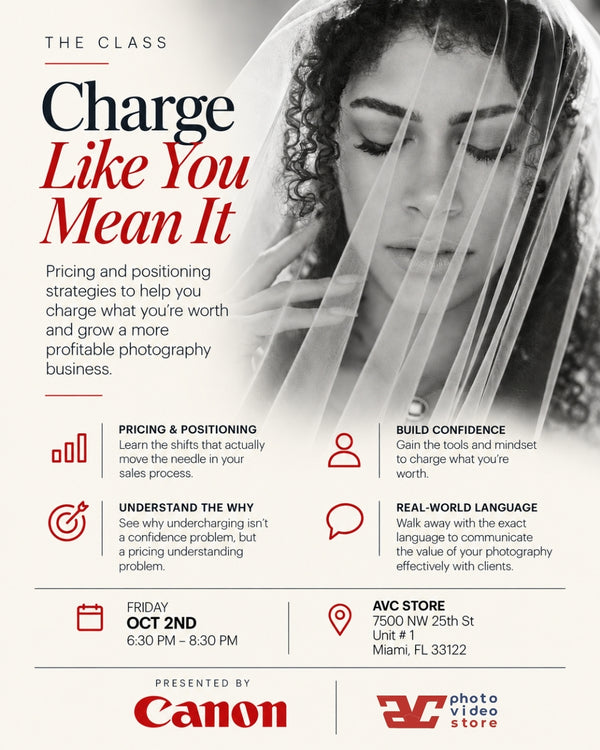 Friday Oct 2 - Charge Like You Mean It with Vanessa Joy (Canon)