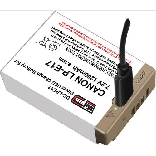 Vidpro LP-E17 Type Battery with USB-C Charging for Canon Cameras - AVC photo video store