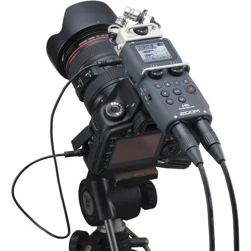 Zoom H5 4-Input / 4-Track Portable Handy Recorder with Interchangeable X/Y Mic Capsule - AVC photo video store