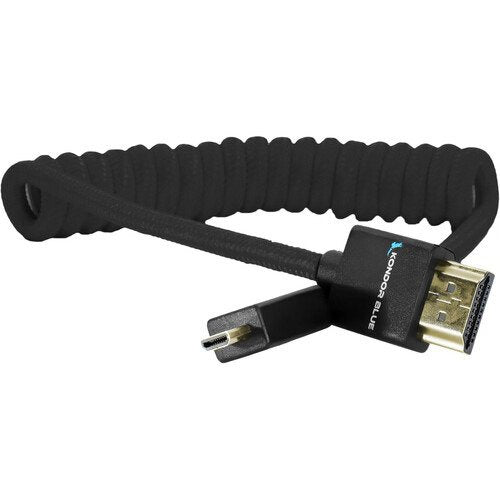 Kondor Blue Gerald Undone Micro HDMI to Full HDMI Cable 12"-24" Coiled
