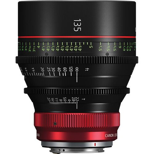 Canon CN-R 135mm T2.2 L F Cinema Prime Lens (RF Mount) (End Apr '24)