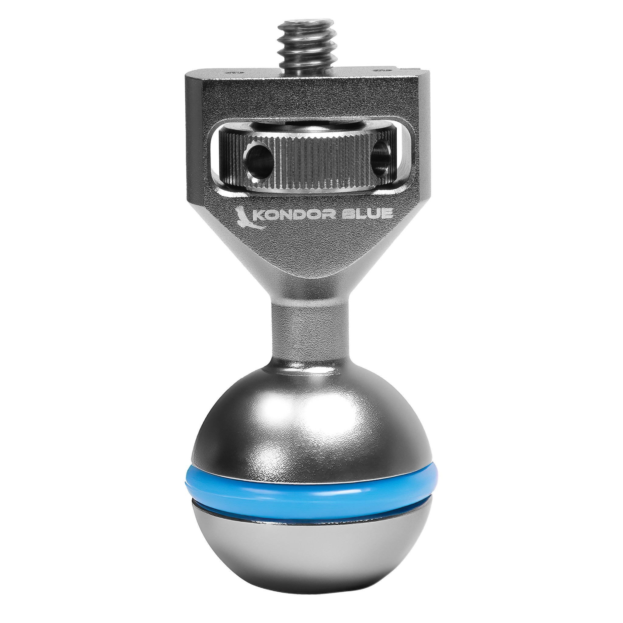 Kondor Blue 1/4" Ball Head for Magic Arms (Space Gray)