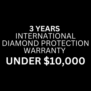 1826 3 Years International Diamond Protection Warranty, Under $10,000