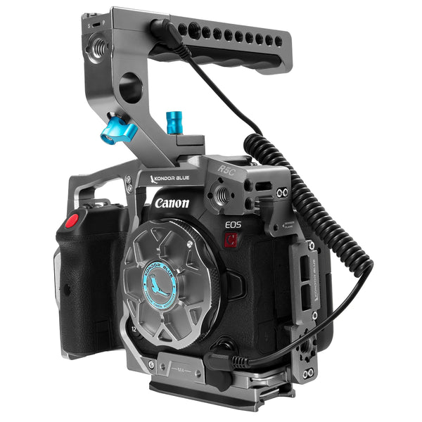 Kondor Blue Canon R5C Cine Cage with Top Handle (Space Gray) - AVC photo video store