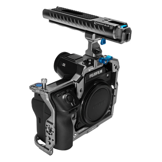 Kondor Blue FUJIFILM GFX 100II Cage With SSD Top Handle (Space Gray)