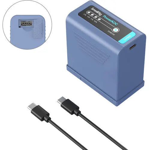 SmallRig 4267 NP-F970 USB-C Rechargeable Camera Battery - AVC photo video store