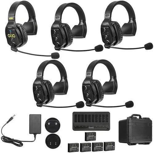 Saramonic WiTalk-WT5S 5-Person Full-Duplex Wireless Single-Ear Headset Intercom System (1.9 GHz) - AVC photo video store