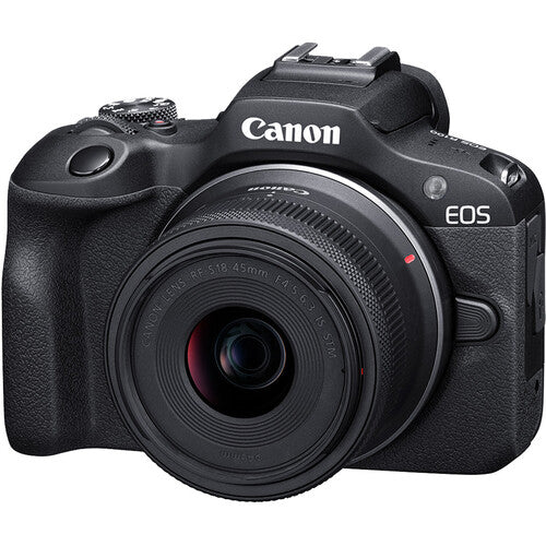 Canon EOS R100, RF-S 18-45mm f/4.5-6.3 IS STM + RF-S 55-210mm f/5-7.1 IS STM Lens Kit