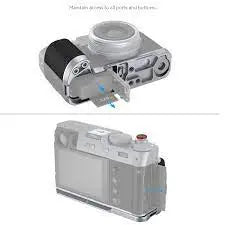 SmallRig 4555B L-Shape Grip for FUJIFILM X100VI/X100V (Silver) - AVC photo video store