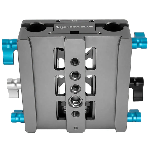 Kondor Blue Universal LWS ARRI Bridge Plate for ARRI, RED, URSA, C70, VENICE (Space Gray) - AVC photo video store