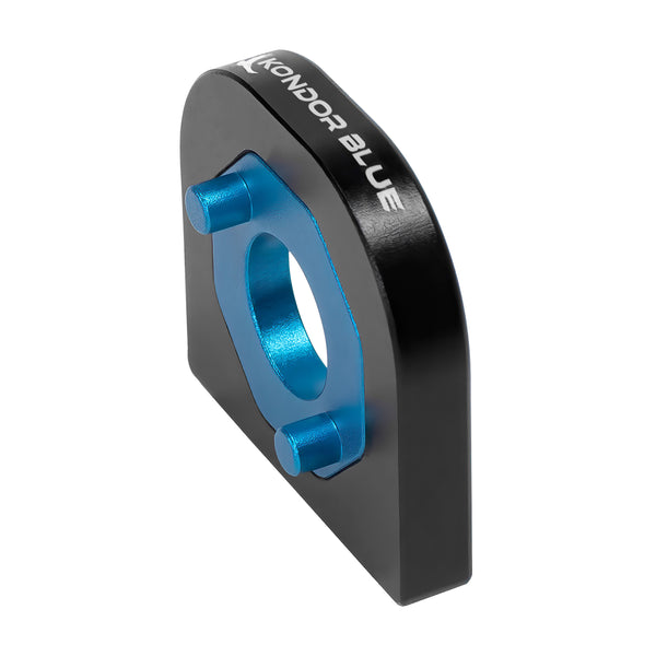 Suporte anti-torção Kondor Blue ARRI Pin para mini placas de liberação rápida (cinza espacial)