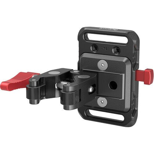 Placa de bateria SmallRig 2989 Mini V-Lock com braçadeira em forma de garra 