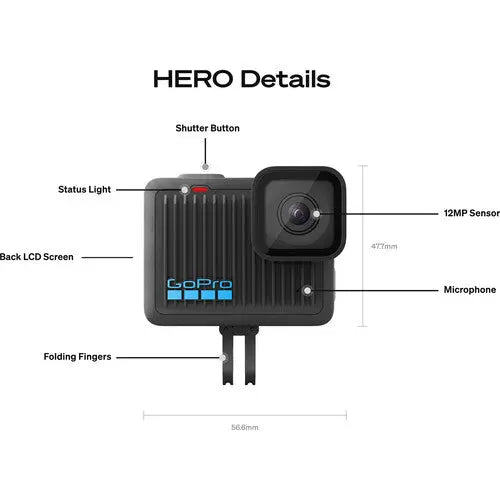 Gopro Hero Compact Action Camera - AVC photo video store