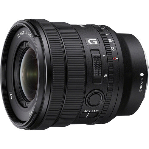 Sony SELP1635G FE PZ 16-35mm f/4 G Lens, Ø72