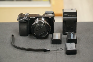 Sony A6000L/3669099, A6000, E PZ 16-50mm f/3.5-5.6 OSS, Black, Used
