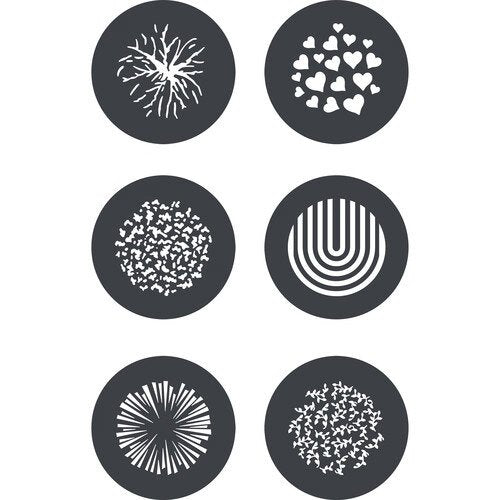 Godox GPGS2 Gobo Set for MG1200Bi Spotlight Mount (6-Pack)