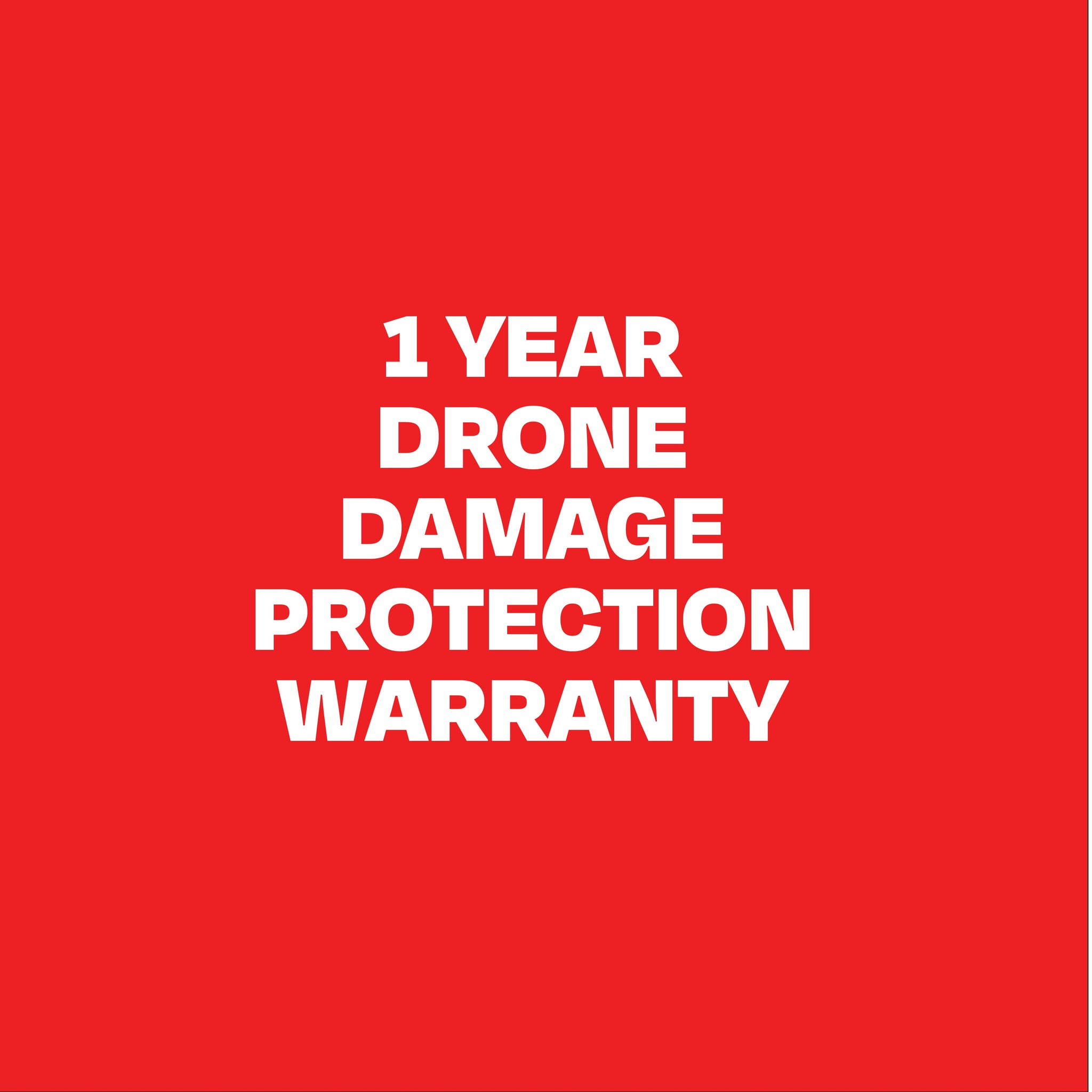 1222 1 Year Drone Damage Protection Warranty Under $500, $75 Deductible