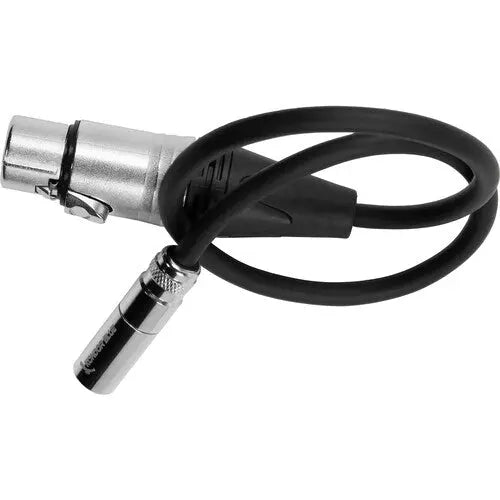 Kondor Blue TA4M Mini XLR 4 Pin Male to Female XLR Braided Audio Cable 16” - AVC photo video store