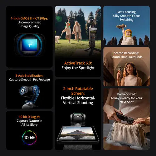 DJI Osmo Pocket 3 Creator Combo - AVC photo video store