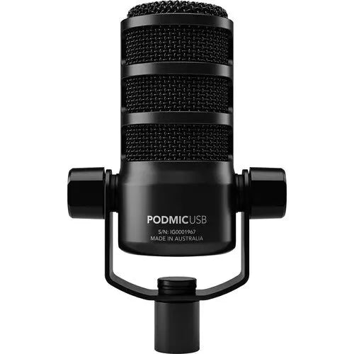 Rode PodMic USB and XLR Dynamic Broadcast Microphone Black - AVC photo video store