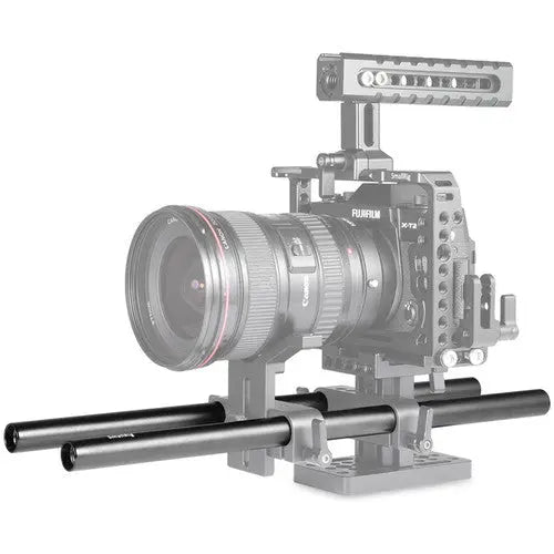 SmallRig 1053 15mm Black Aluminum Alloy Rod (M12-30cm / 12in) (2pcs) - AVC photo video store