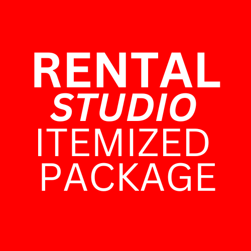 Rental Studio Itemized Packaged