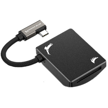 Kondor Blue Recording Module for MagSafe iPhone 15 by Angelbird and KONDOR BLUE(SD Card) (Raven Black)