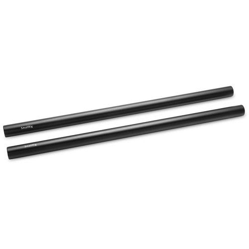 Vara de liga de alumínio preta SmallRig 1053 de 15 mm (M12-30 cm / 12 pol.) (2 unidades)