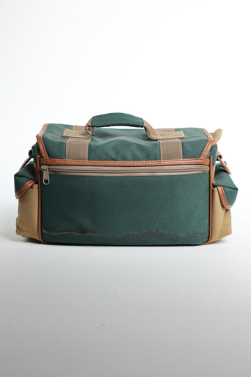 Vantage Green/Tan Vintage Shoulder Bag. Used