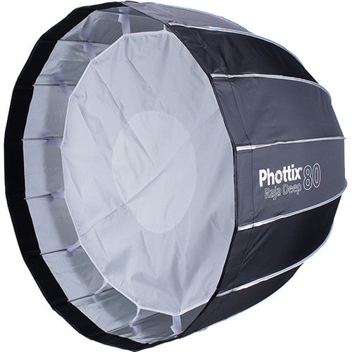 Phottix Raja Deep Parabolic Softbox  Quick-Folding with Grid  32'' (80cm)