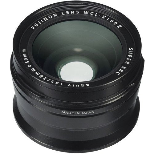 Fujifilm WCLX100II WCL-X100 II Wide Conversion Lens (Black) -