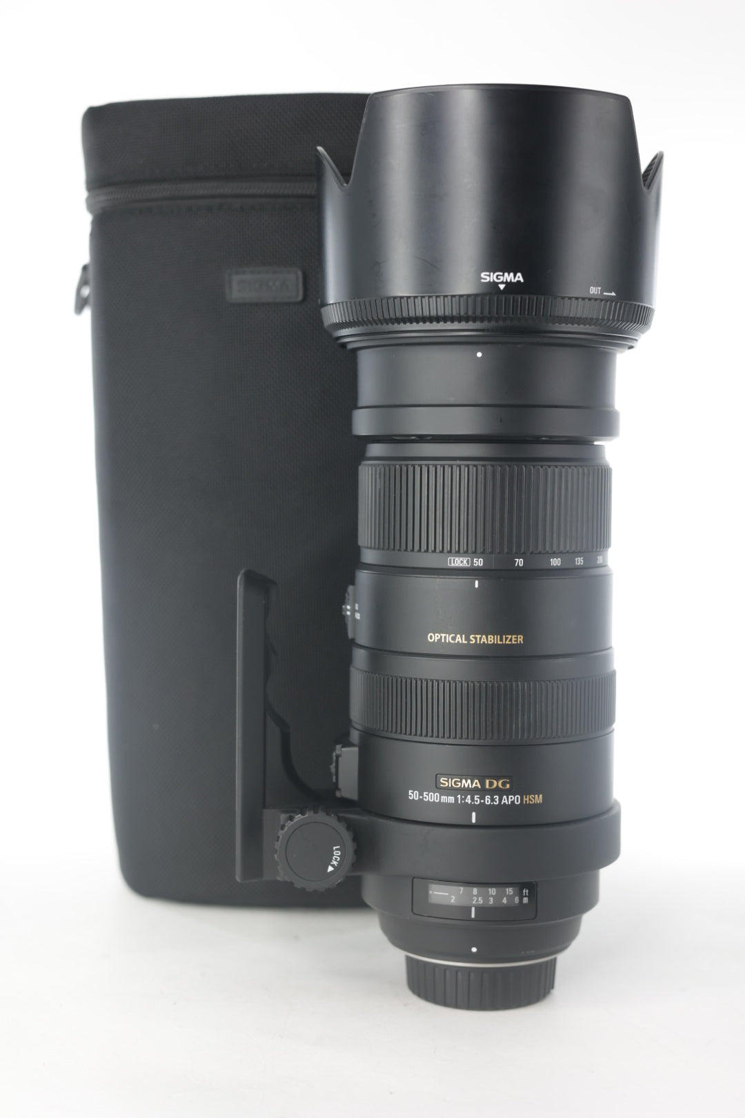 Sigma 50500N/16636 50-500mm f/4.5-6.3 APO DG HSM Lens F/Nikon, Used